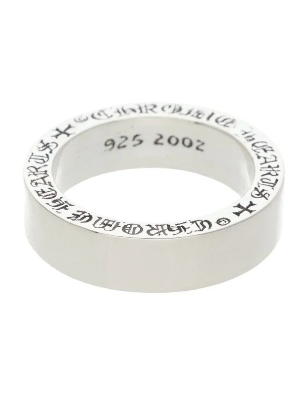 Chrome Hearts Spacer Pln Plain Silver Ring